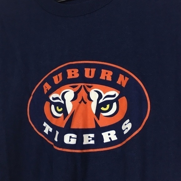 RUSSELL ATHLETIC Vintage T Shirt Auburn Tigers War Eagle Graphic Size Large - Picture 5 of 8